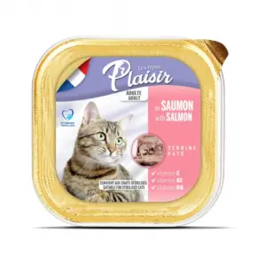 Plaisir פלאז'יר מעדן לחתול סלמון 100 גרם