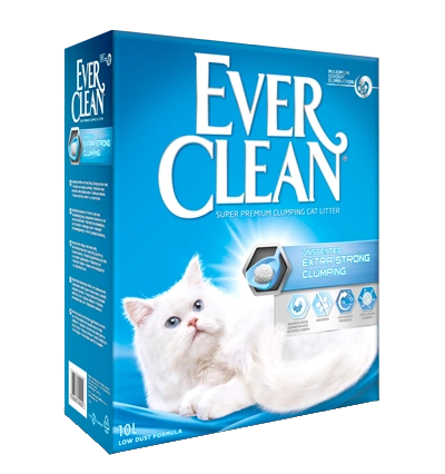 אבר קלין אקסטרה-מתגבש ללא ריח 10 ליטר- Ever Clean Extra Strog Clumping