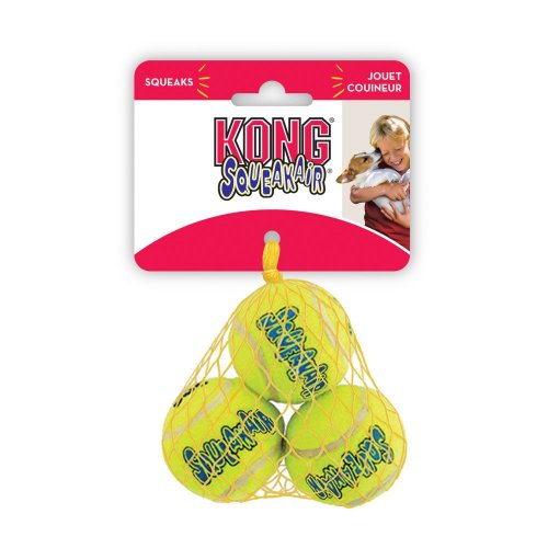 קונג סקוויקר 3 כדורים קטנים - Kong Squeaker Ball S