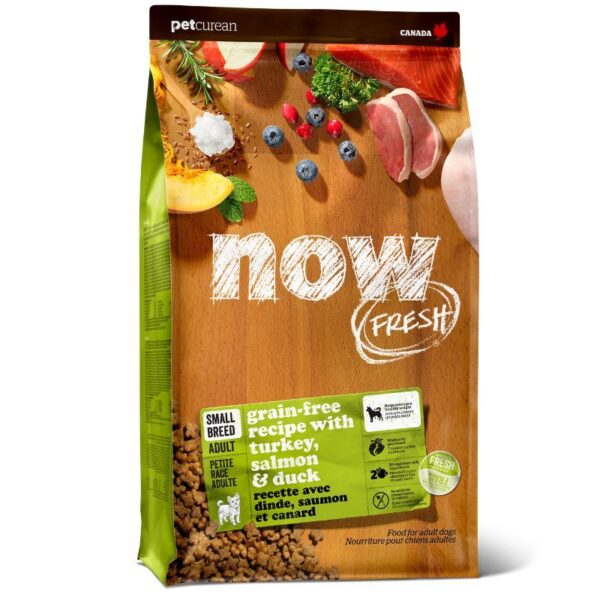 נאו פרש בוגר גזע קטן הודו, סלמון וברווז 2.7 ק"ג - now fresh turkey, salmon duck