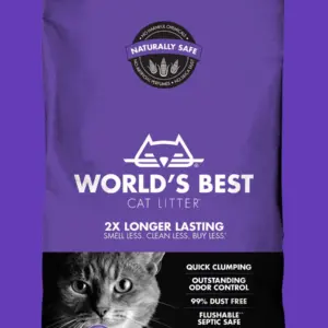 וורלד בסט קט ליטר מולטיפל לבנדר 6.35 קג - World`s best cat litter