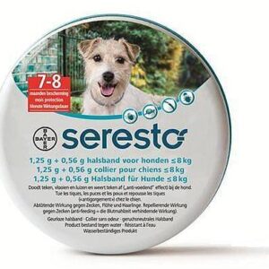 קולר סרסטו לכלב ששוקל עד 8 ק"ג- Seresto Collar up to 8 Kg