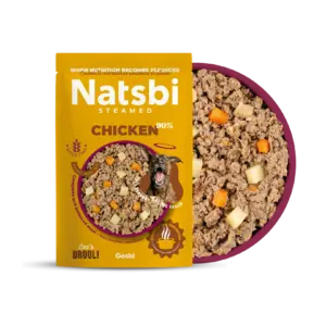 נטסבי עוף מזון טבעי מאודה 500 גרם - Natsbi Chicken