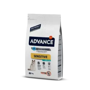 אדוונס בוגר סנסטיב סלמון 3 ק"ג - Advance Salmon