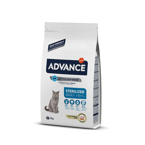 אדוונס הודו מסורסים/מעוקרות 3 ק"ג - Advance Turkey Sterilized