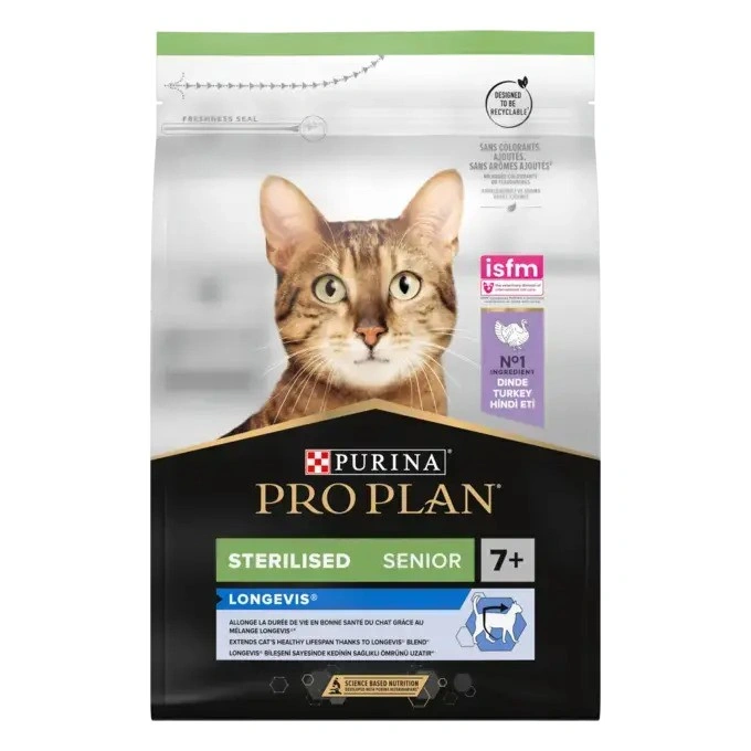 פרו פלאן סניור חתול מסורס 3 ק"ג -Proplan Senior Sterilised Cat