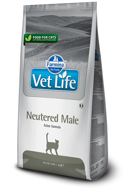 וט לייף חתול זכר מסורס 5 ק"ג-Vet Life Neutered Male