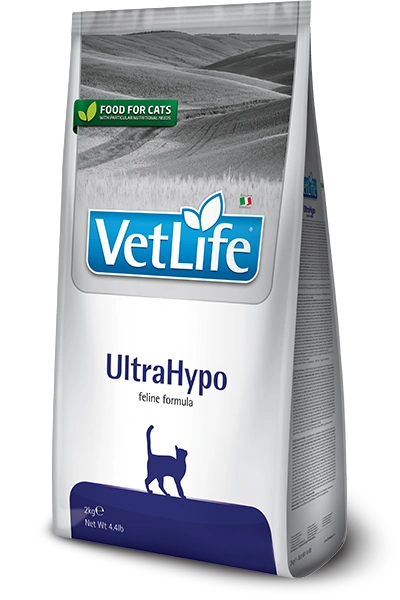 וט לייף אולטרה היפו חתול 2 ק"ג- Vet Life UltraHypo