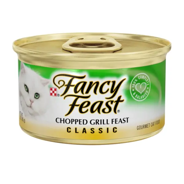 פנסי פיסט גריל קצוץ 85 גרם- Fancy Feast Chopped Grill Feast