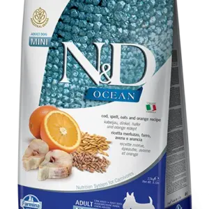 נטורל אנד דלישס דגים גזע קטן 2.5 ק"ג-N&D Codfish Adult Mini