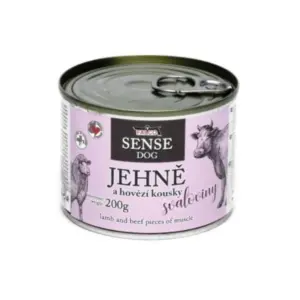 Falco Sense dog מזון רטוב בשימורים ארנבת שריר בקר וחזיר - 200 גרם