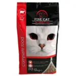 Fine cat פיין קט מזון יבש לחתולים בטעם בקר - 10 ק"ג