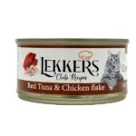 LEKKERS - מעדן חתולים טונה אדומה ופתיתי עוף(20) - 85 גרם
