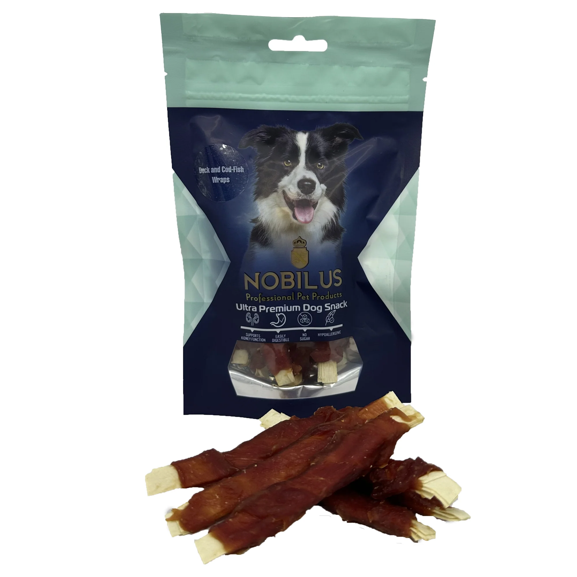 נובילוס חטיף ברווז ודג קוד- 80 גרם
