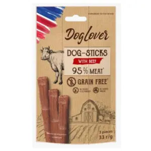 Dog Lover דוג לאבר סטיקס בקר - 33 גרם