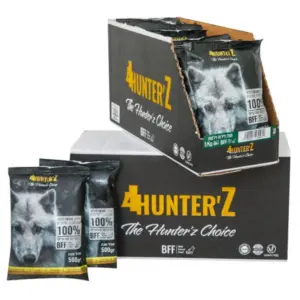 4Hunterz פור האנטרז מזון טבעי לכלבים הודו פירות וירקות - 500 גרם