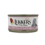 LEKKERS - מעדן חתולים טונה אדומה וביצה קשה(13) - 85 גרם