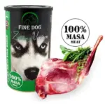 Fine dog מעדן פטה לכלבים צבי - 1200 גרם