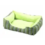 מיטה ירוקה עם פסים 50X38 ס"מ - Pawise
