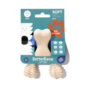 בטר בון Better Bone צעצוע לעיסה לכלבים עוצמה קלה SOFT בטעם טבעי - מיני