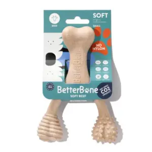בטר בון Better Bone צעצוע לעיסה לכלבים עוצמה קלה SOFT בטעם טבעי - קטן
