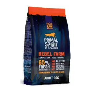 פרימל ספיריט Rebel Farm חטיף אילוף חצי לח עוף ודגים - 1 ק"ג