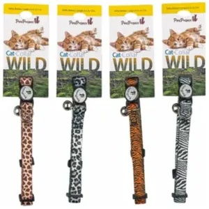 קולר לחתול Wild בצבעי פרא