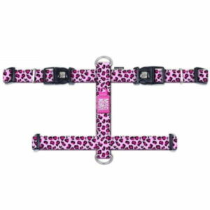 מקס אנד מולי רתמה מרופדת - מנומר ורוד