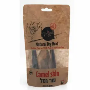 וויגל עור גמל מיובש 100% חטיף טבעי לכלבים