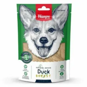 וונפי Wanpy רצועות חזה ברווז מיובש בהקפאה - 40 גרם