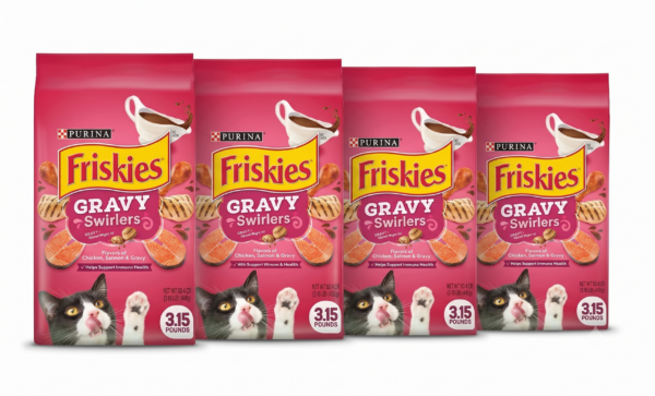 רביעיית פריסקיז Friskies Extra Crunch קראנצ'י מזון יבש לחתולים – סה"כ 5.6 ק"ג