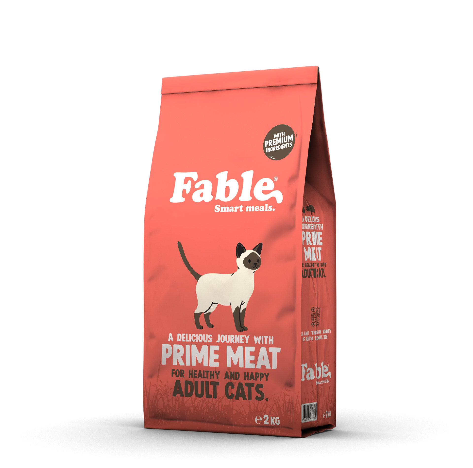 פייבל מזון יבש לחתולים בוגרים 2 ק"ג - PRIME MEAT