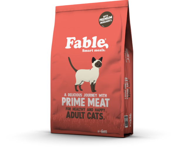 פייבל מזון יבש לחתולים בוגרים 6 ק"ג - PRIME MEAT
