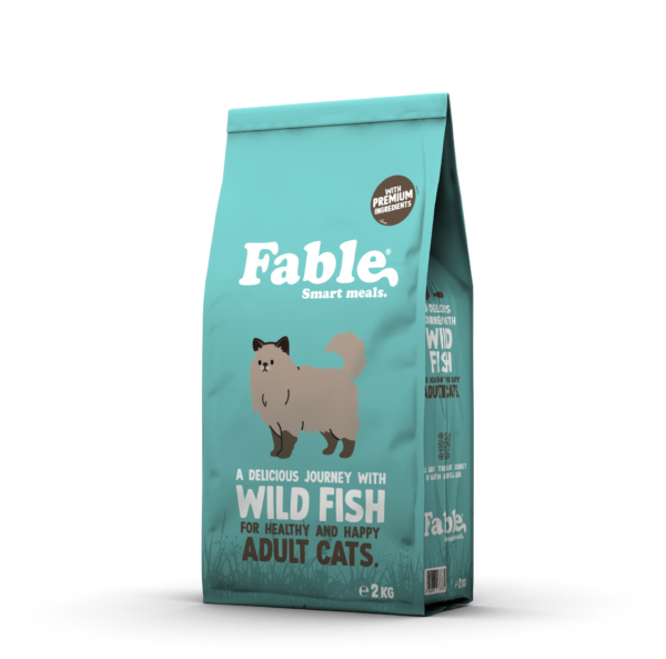 פייבל מזון יבש לחתולים בוגרים 2 ק"ג - WILD FISH